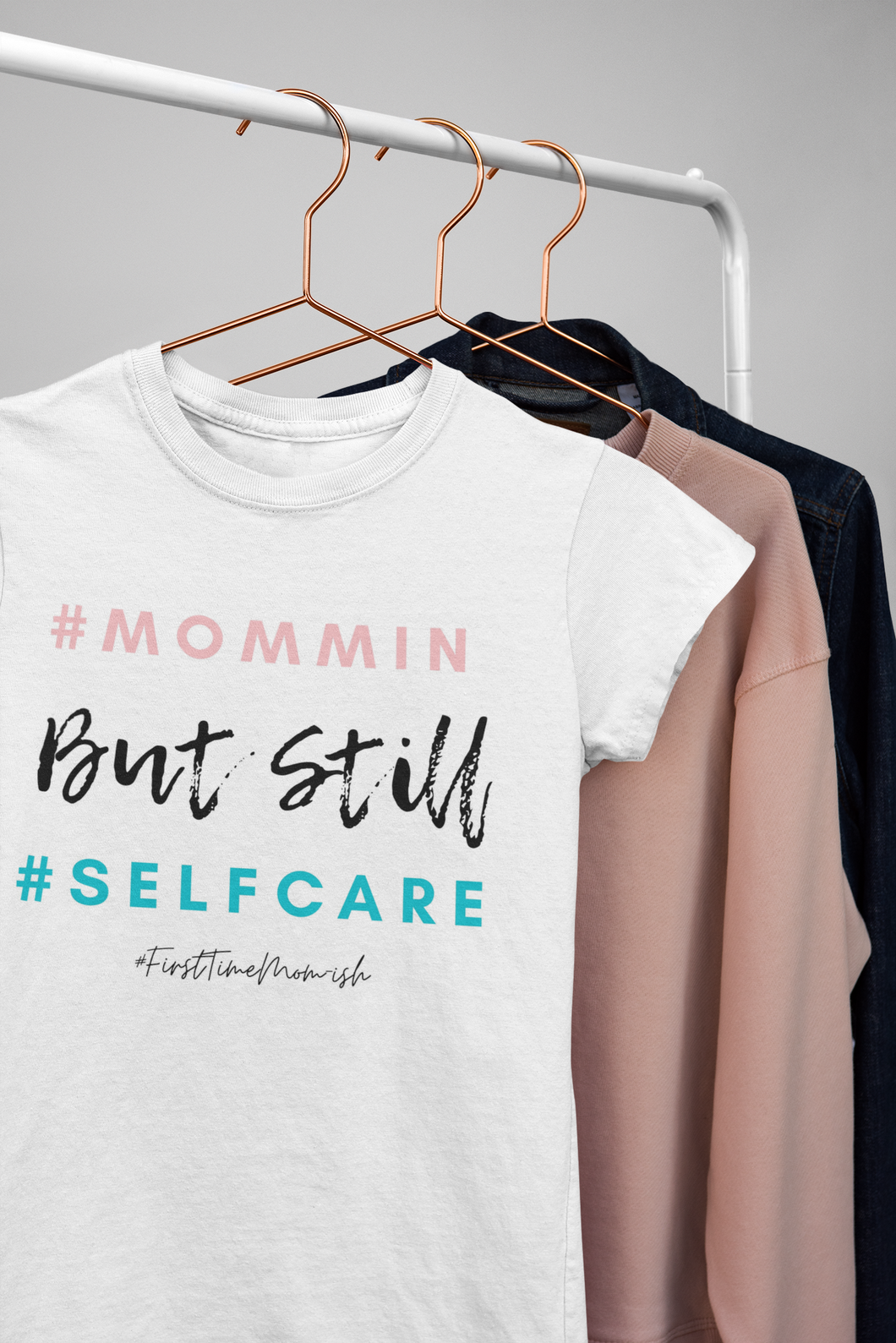 #SelfCare T-shirt in color